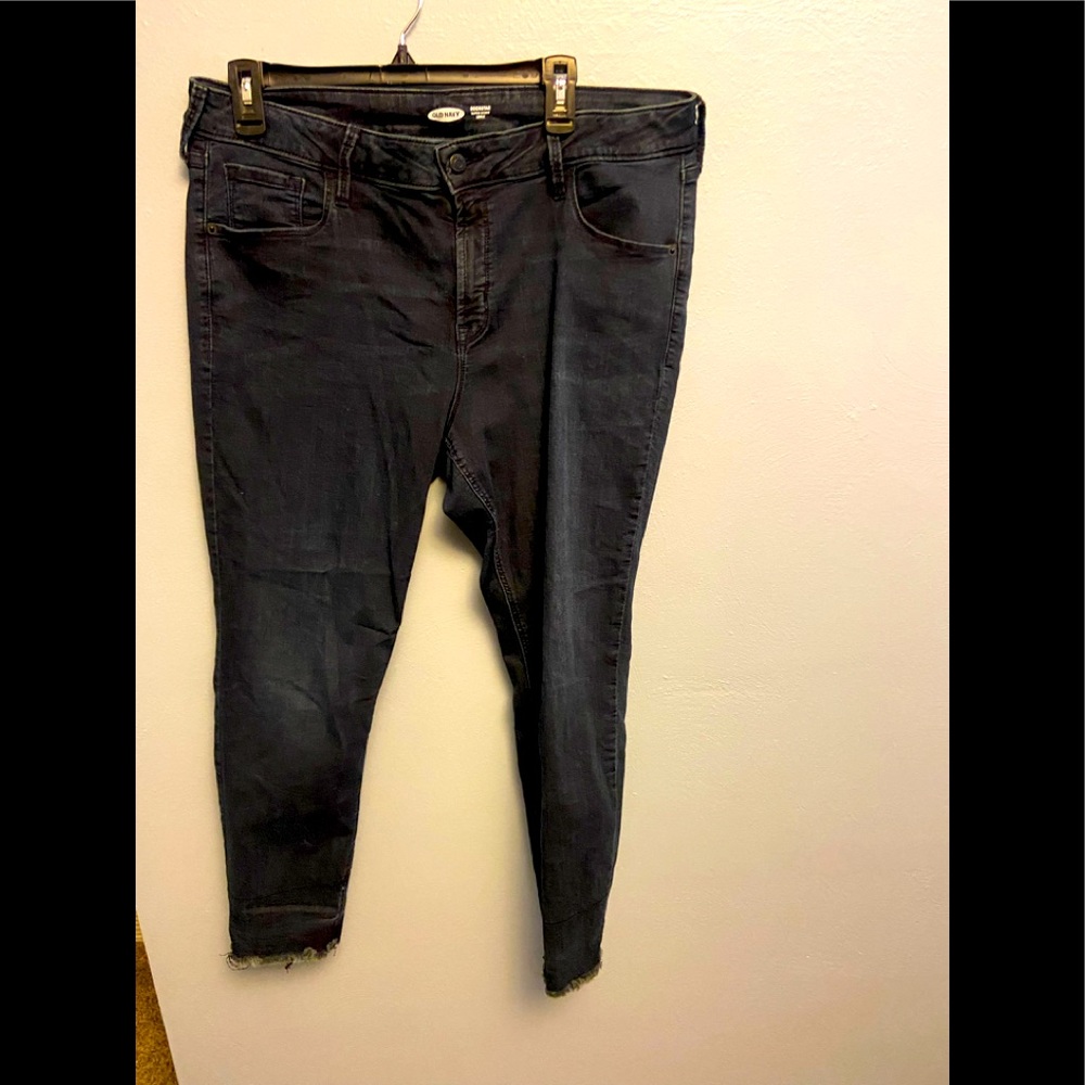 Dark blue skinny jeans old navy size 16